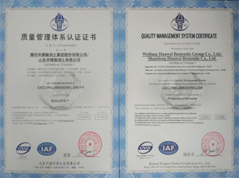 ISO9001质量管理体系认证证书